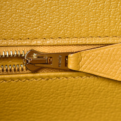 Hermes Epsom Birkin 35 Jaune Ambre 37 of 38