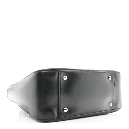 Fendi Vitello Glacier Small FF Tote Black 4 of 10