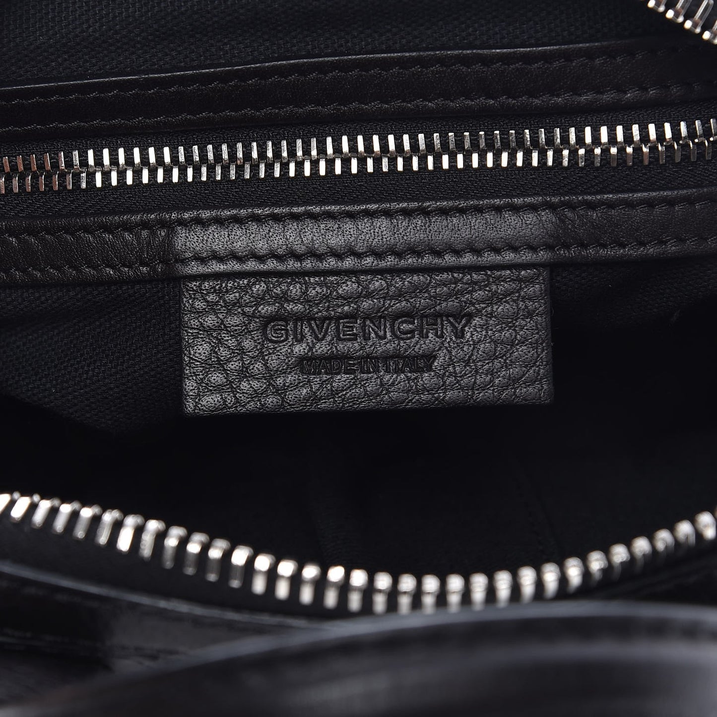 Waxed Calfskin Micro Nightingale Black