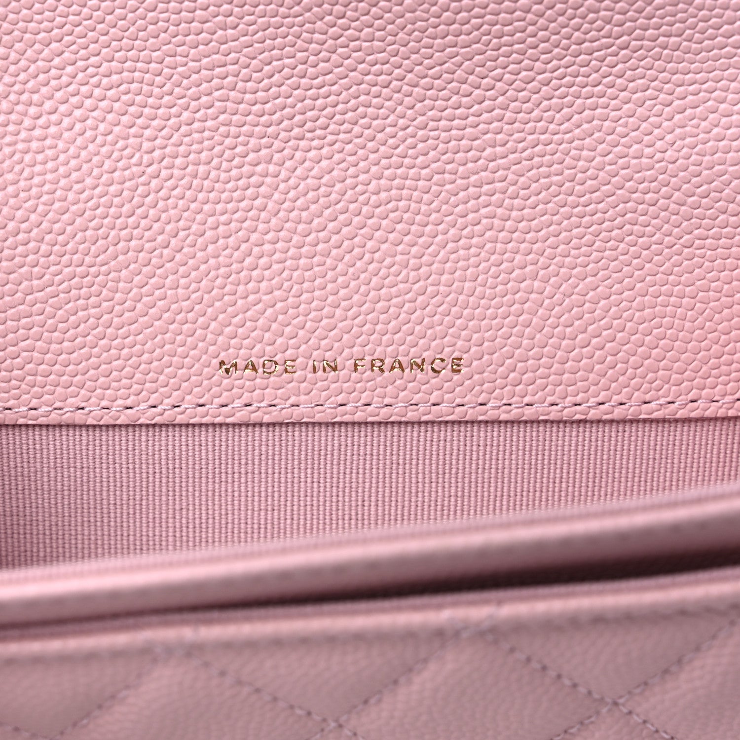 Chanel Caviar Quilted Flap Card Holder Wallet Light Pink 8 of 9