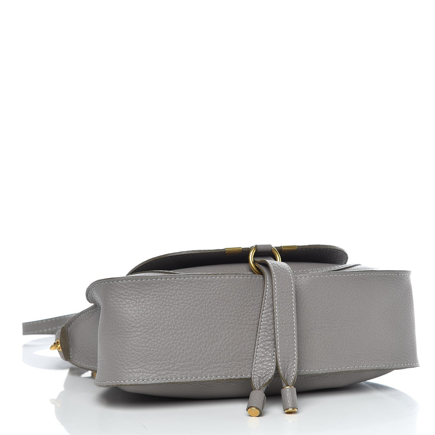 Calfskin Small Marcie Satchel Cashmere Grey