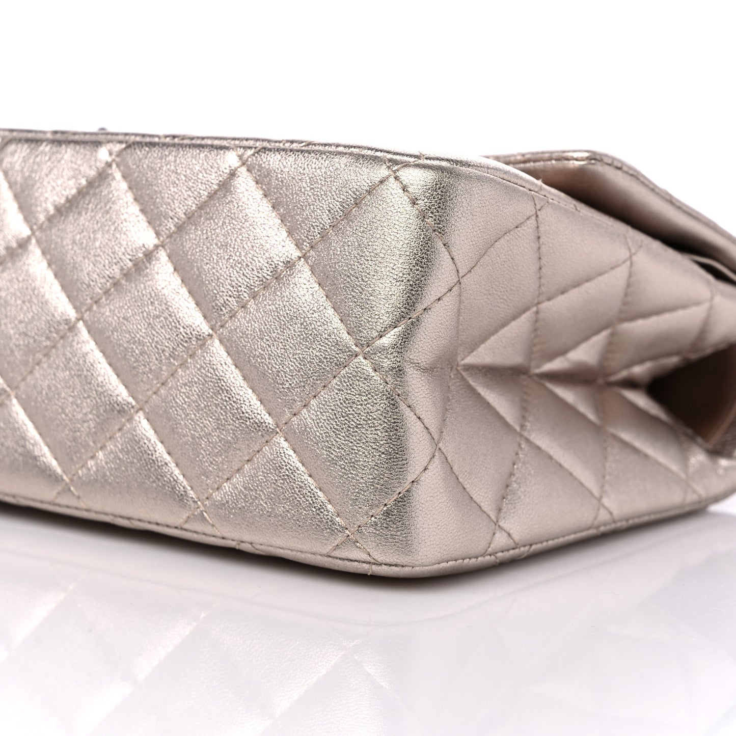 Metallic Aged Calfskin Quilted 2.55 Reissue 226 Flap Light Pink