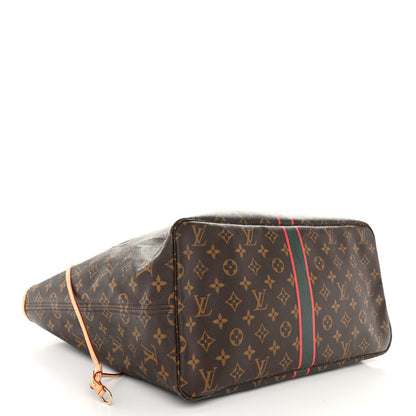 Louis Vuitton Monogram My LV Heritage Neverfull GM Red Green 4 of 12