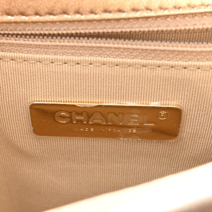 Chanel Metallic Lambskin Quilted Medium Chanel 19 Flap Gold 6 of 10