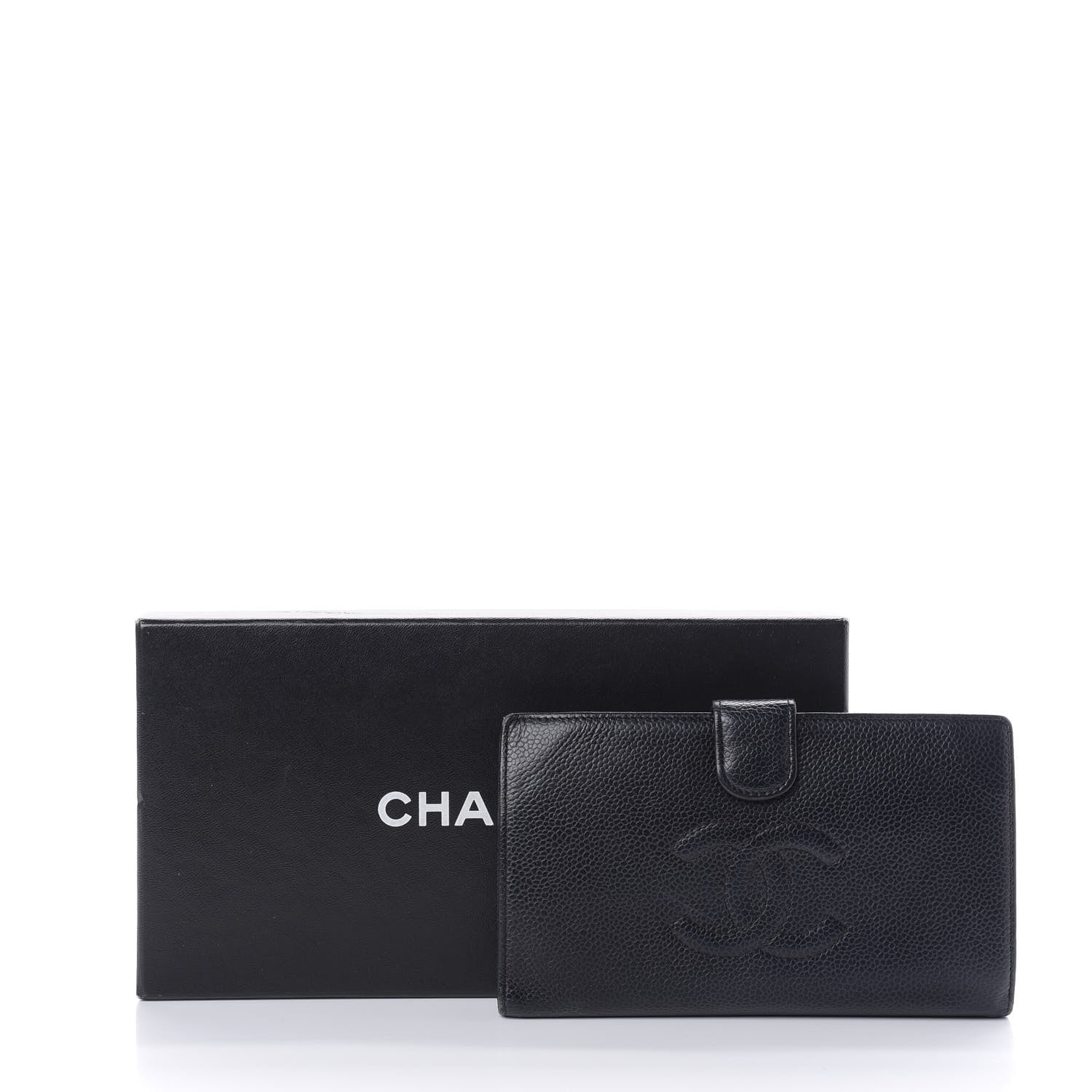 Chanel Caviar Timeless CC French Wallet Black 8 of 8