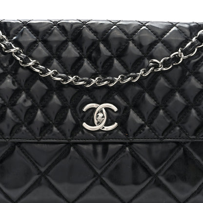 Chanel Vinyl Quilted In the Business Flap Bag Black 8 of 10