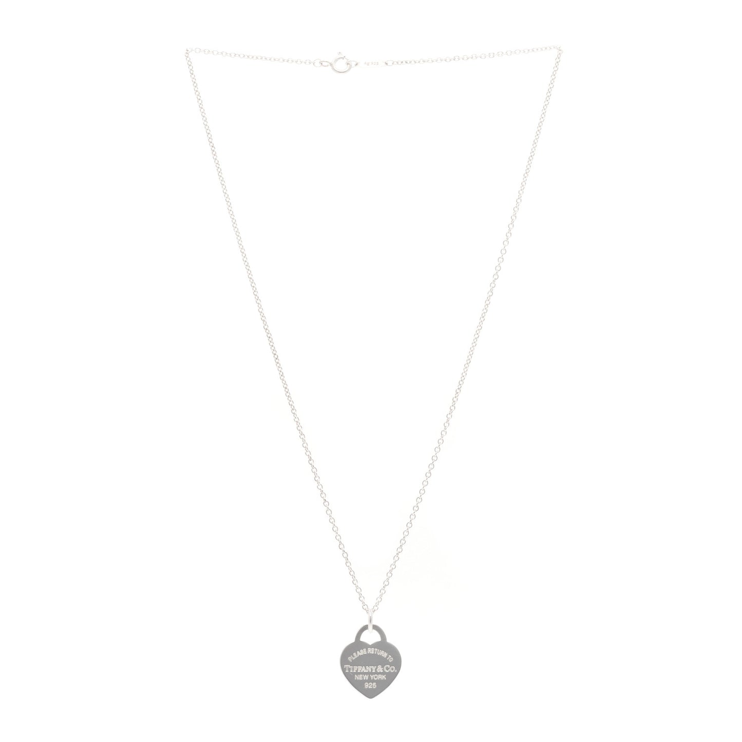 Sterling Silver Small Return To Tiffany Heart Pendant Necklace