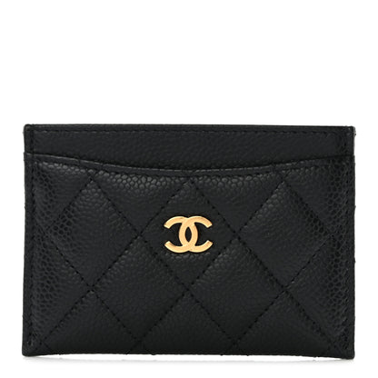 Chanel Caviar Quilted Card Holder Black 1 of 8