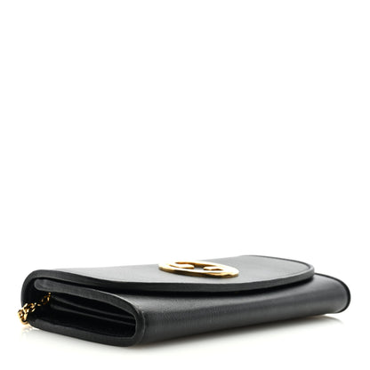 Gucci Roxy Calfskin Blondie Continental Chain Wallet Black 4 of 8