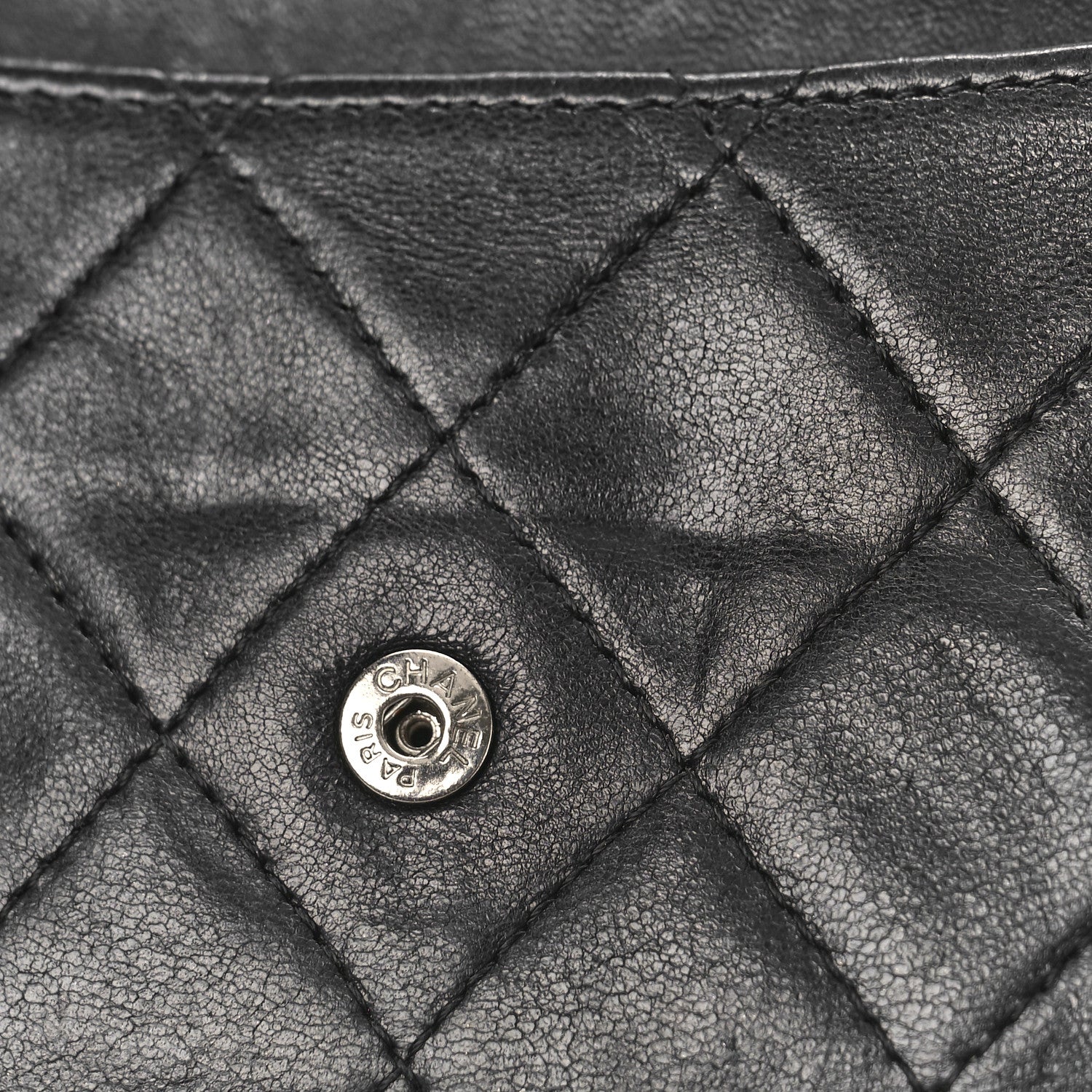 Chanel Lambskin Quilted Flap Card Holder Black 11 of 11