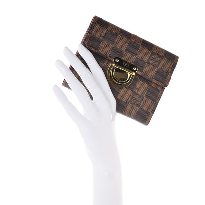Louis Vuitton Damier Ebene Koala Compact Wallet 2 of 7