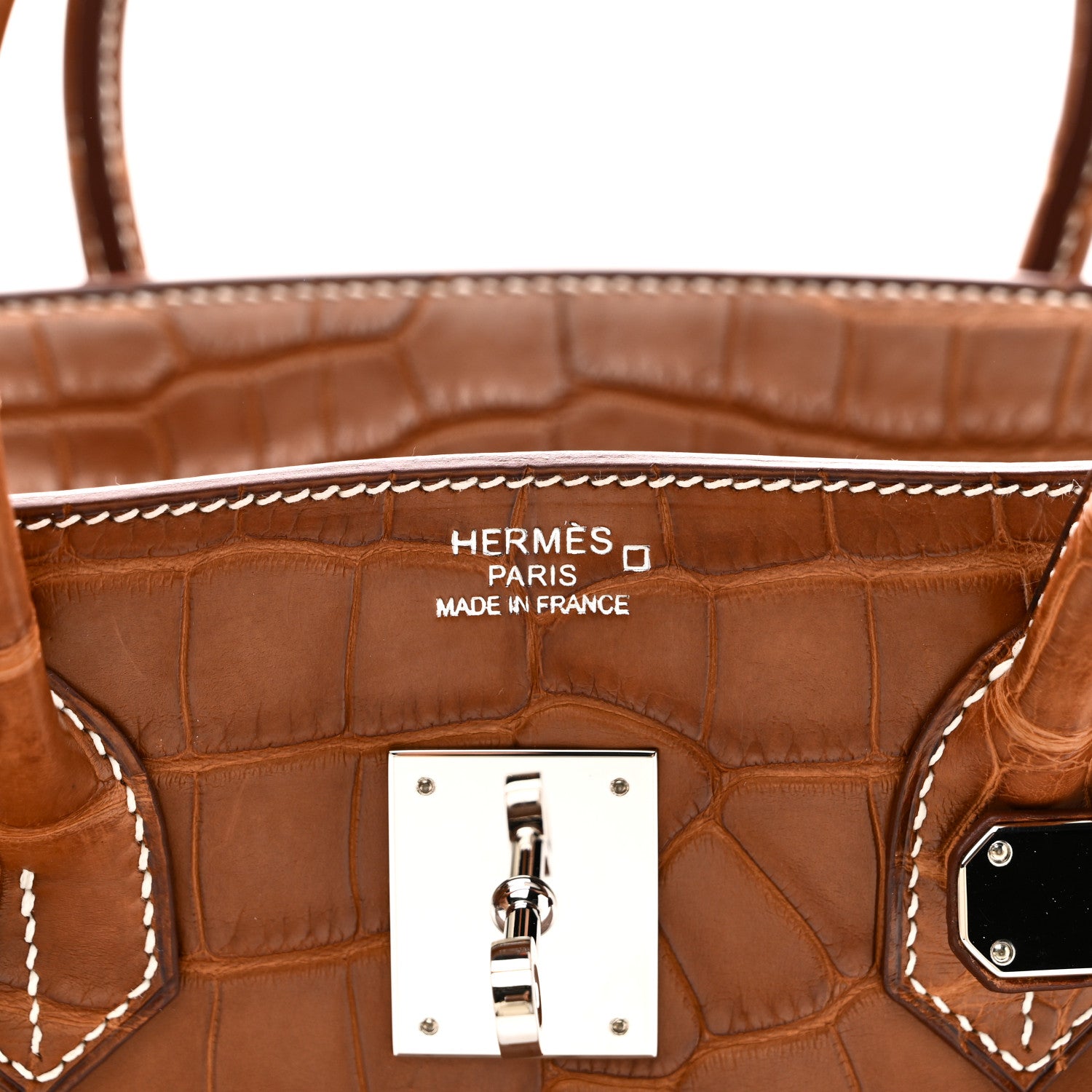 Hermes Matte Alligator Birkin 35 Fauve 6 of 11