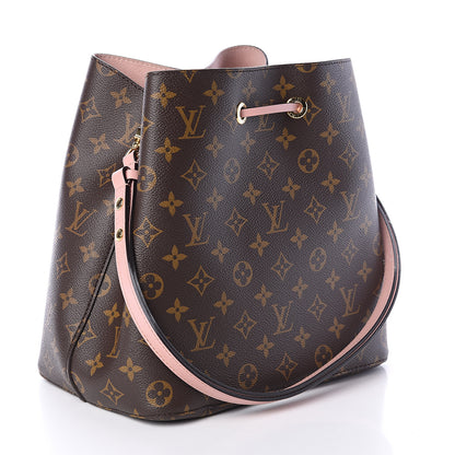 Louis Vuitton Monogram Neonoe MM Rose Poudre 2 of 7