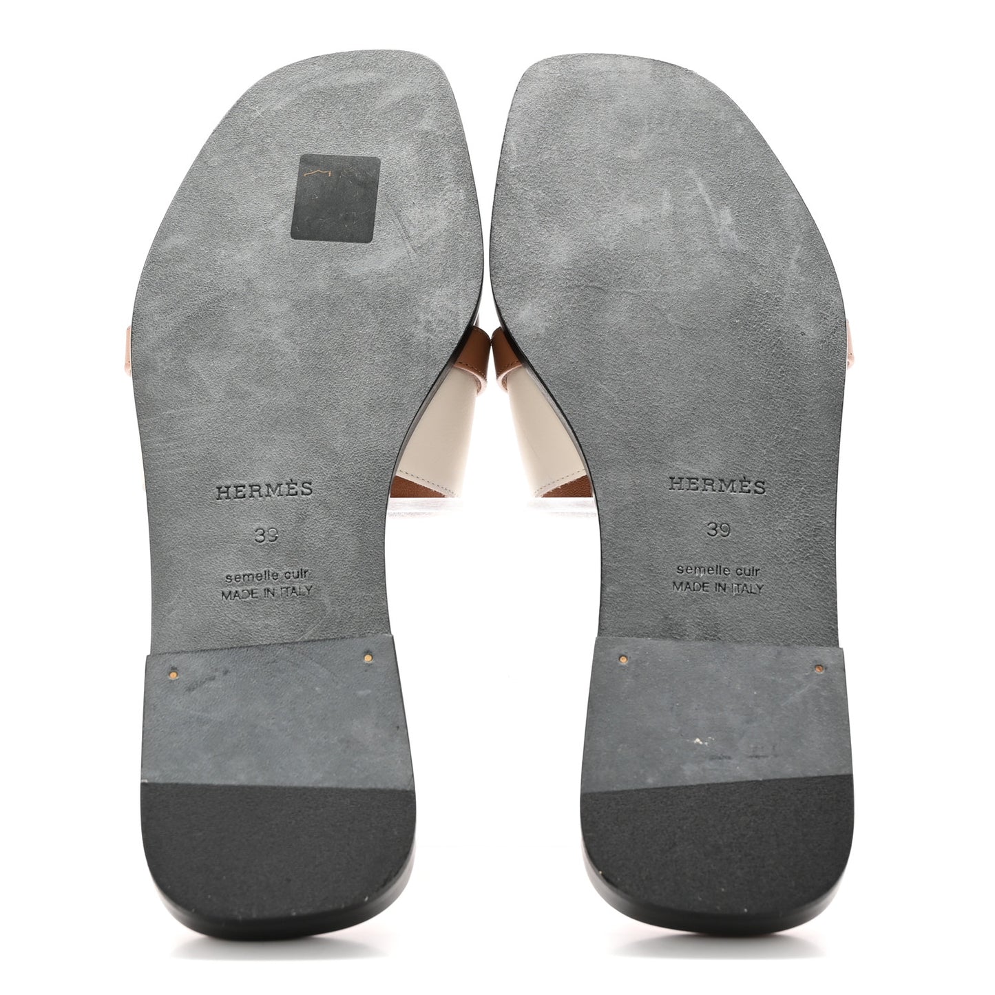 Calfskin Giulia Sandals 39 Beige Glaise Rose Perle