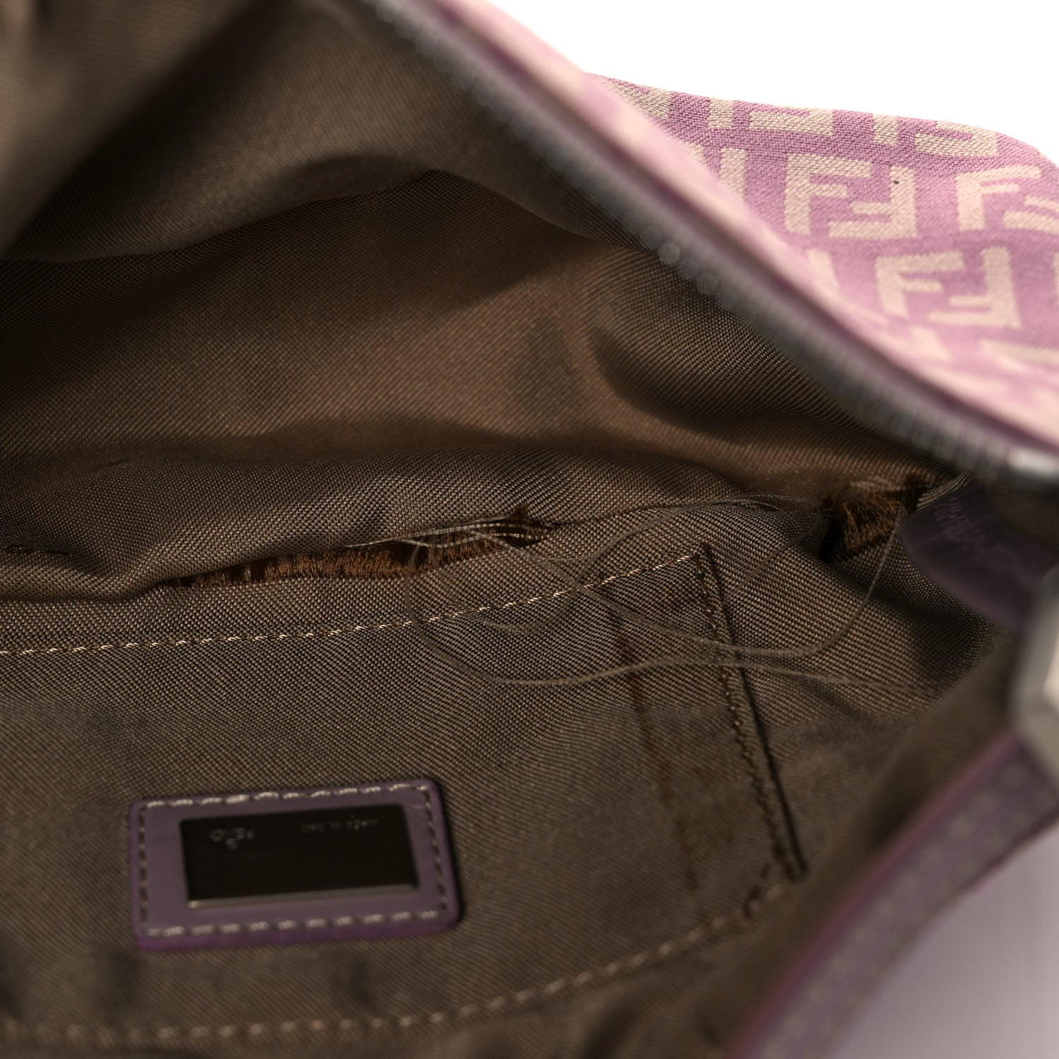 Fendi Zucchino Cuoio Pochette Lilla 7 of 10