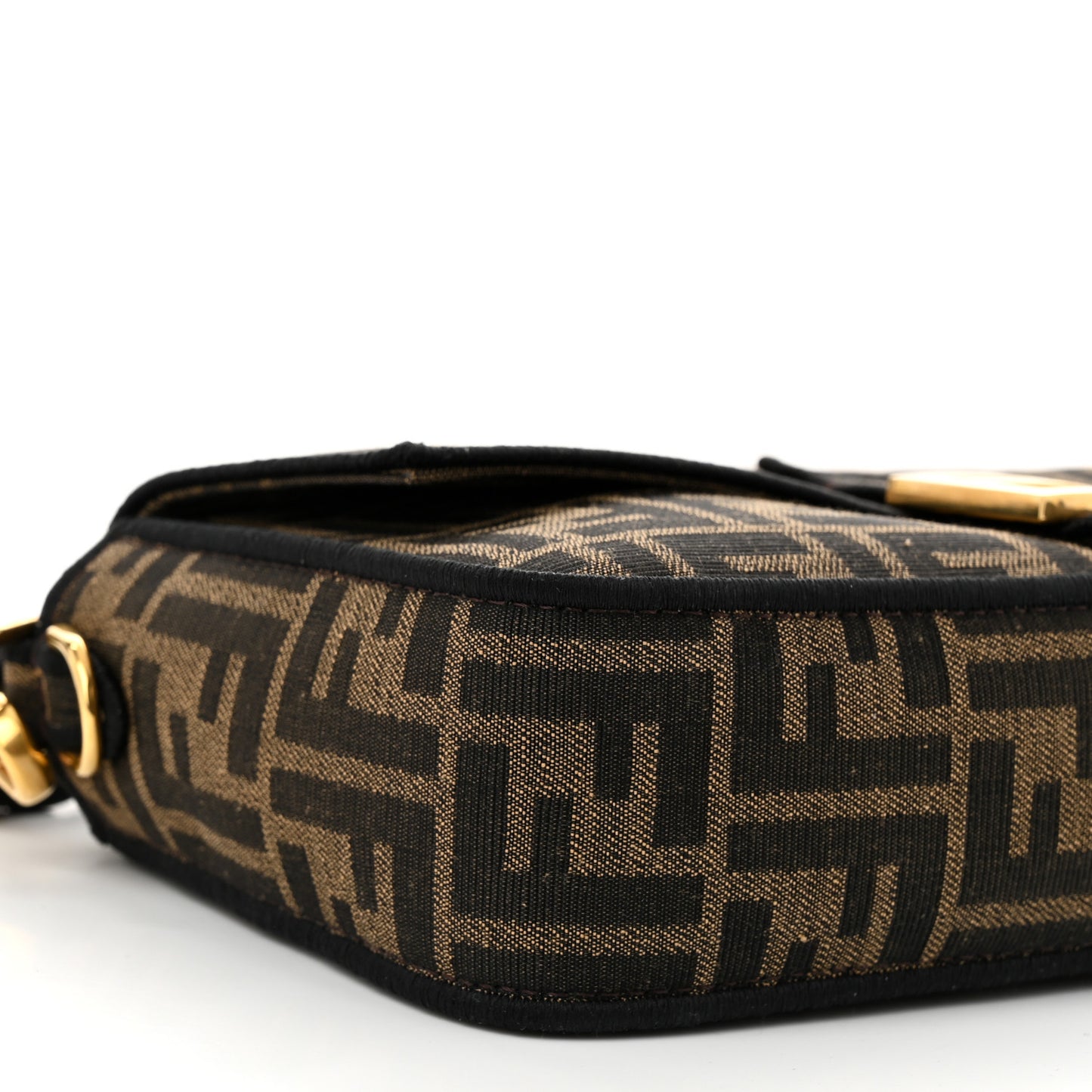 Fabric Jacquard FF 1974 Medium Baguette Tobacco Moro Black