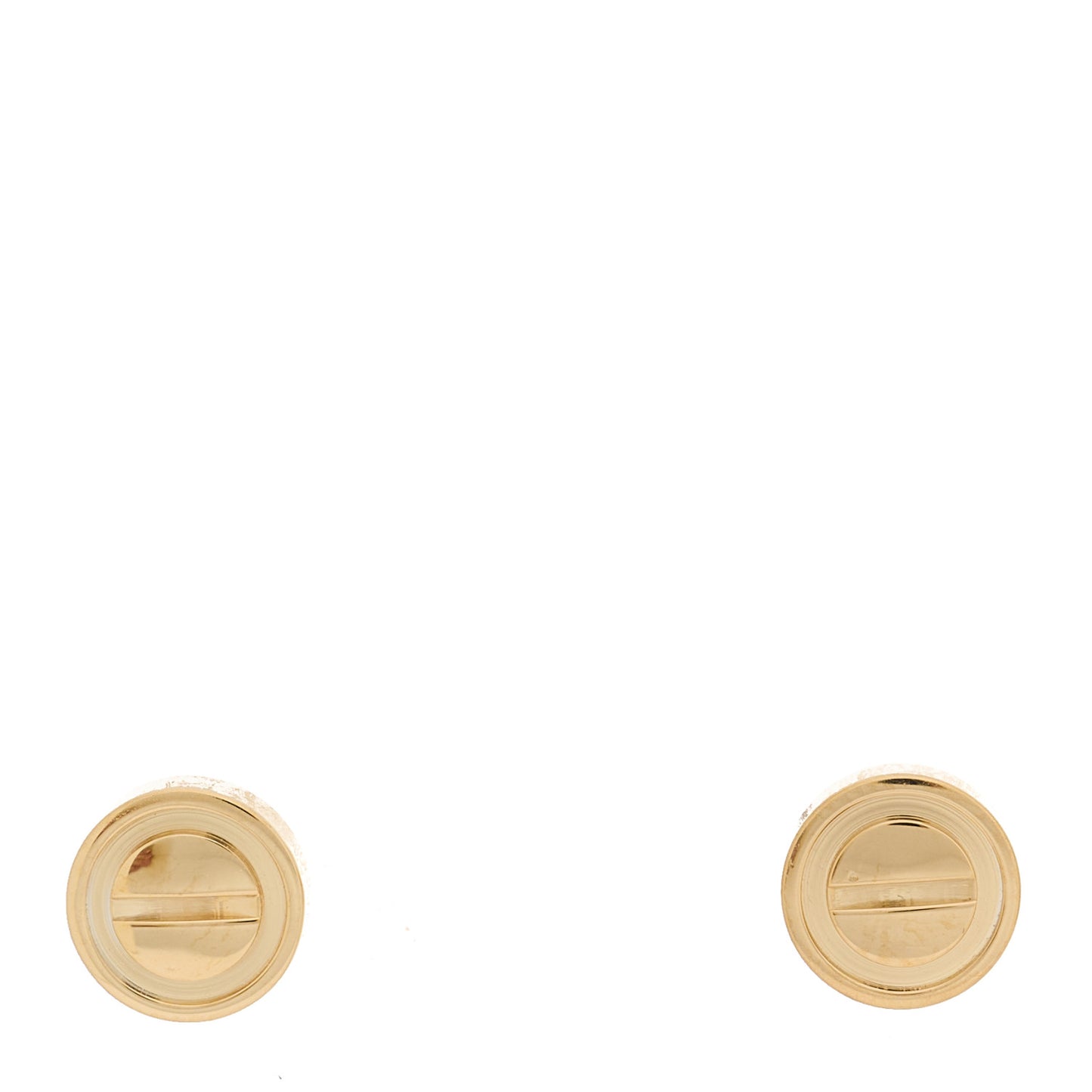 18K Yellow Gold LOVE Earrings