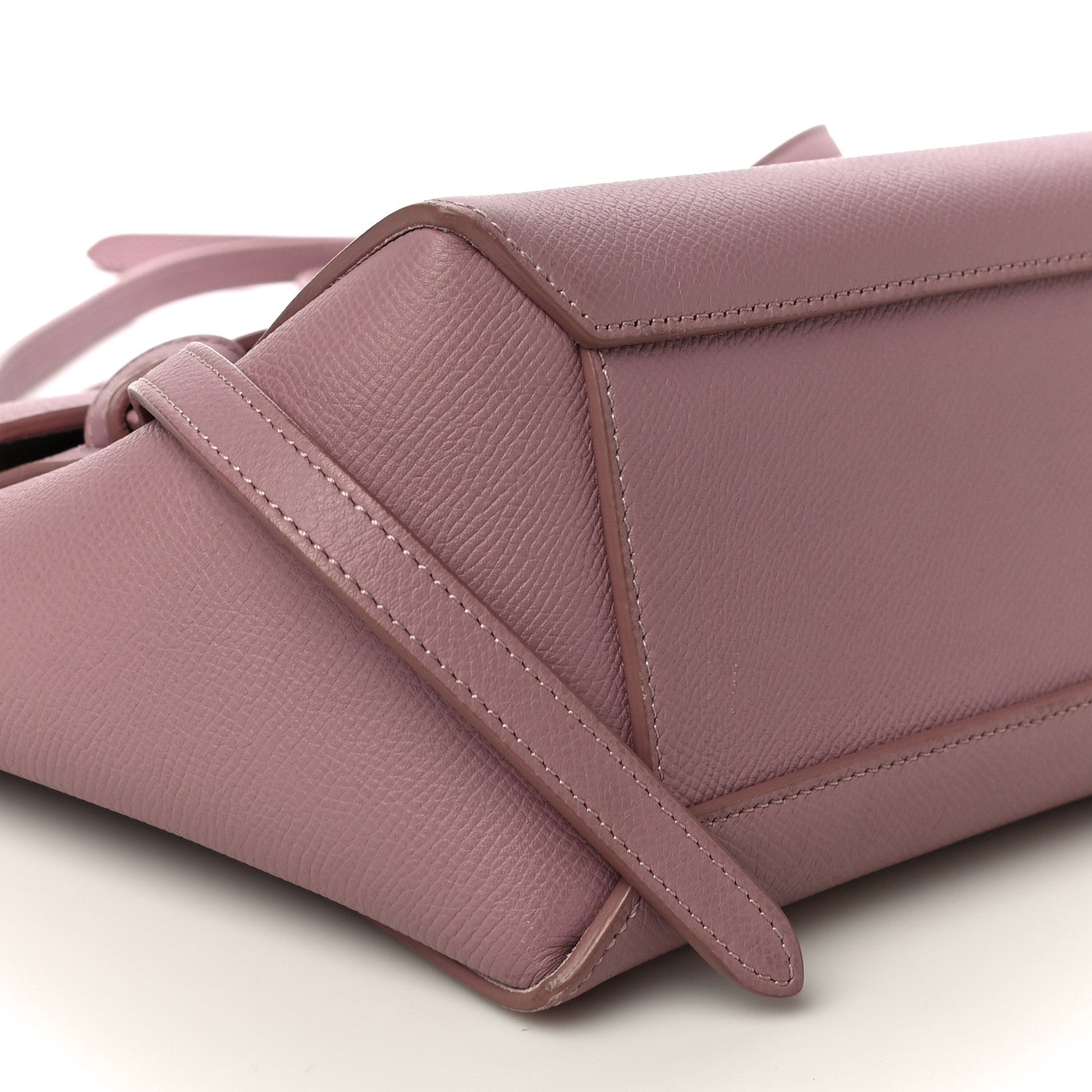 Celine Grained Calfskin Nano Belt Bag Antique Rose 9 of 10