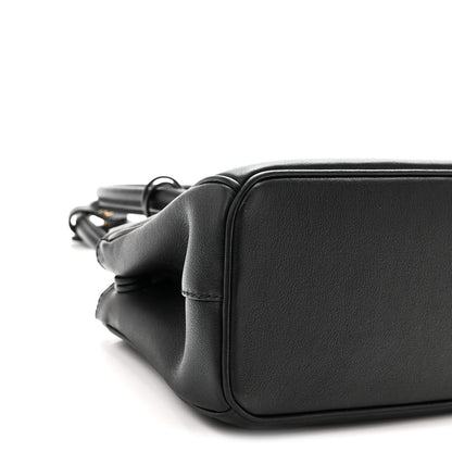 Prada Soft Grain Medium East West Galleria Double Zip Bag Black 8 of 9