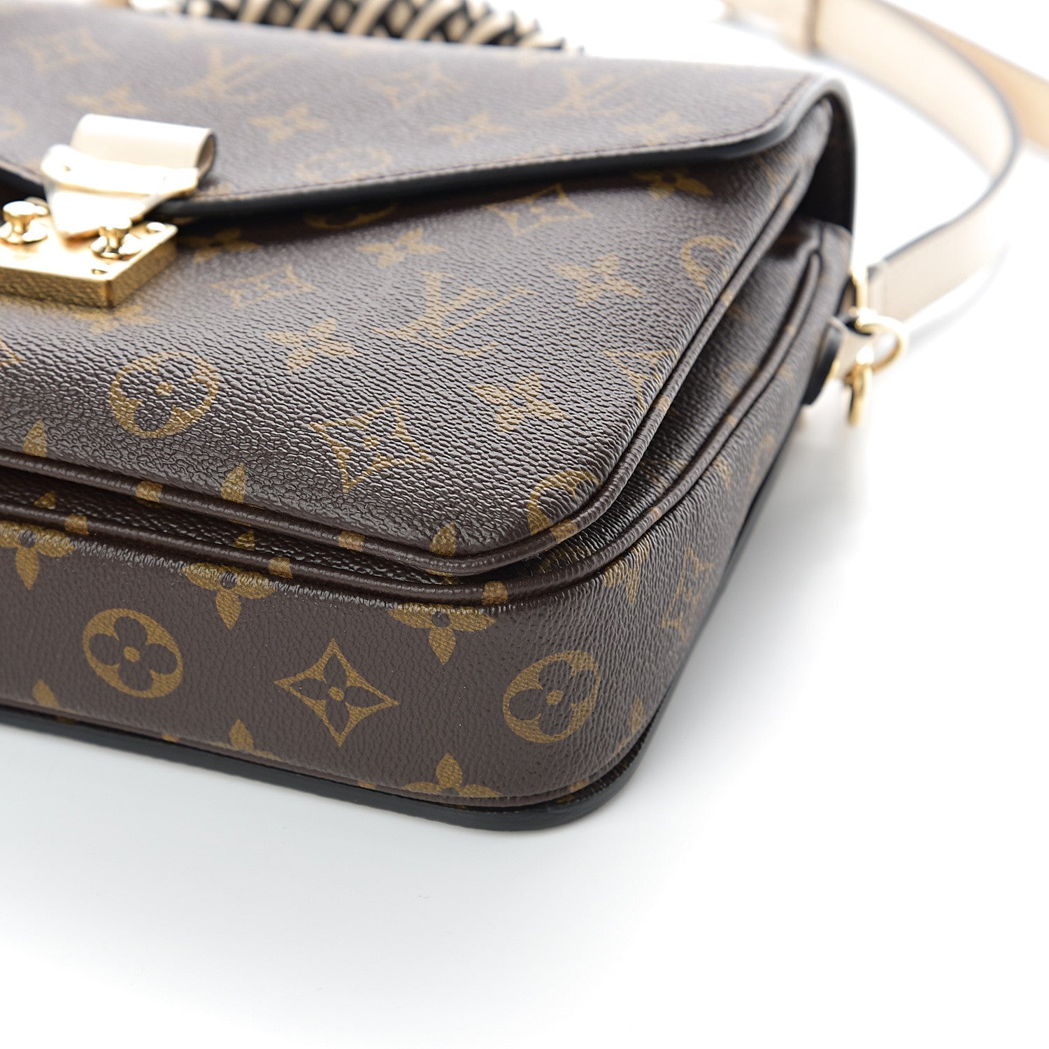 Louis Vuitton Monogram Braided Pochette Metis Creme Beige 7 of 7
