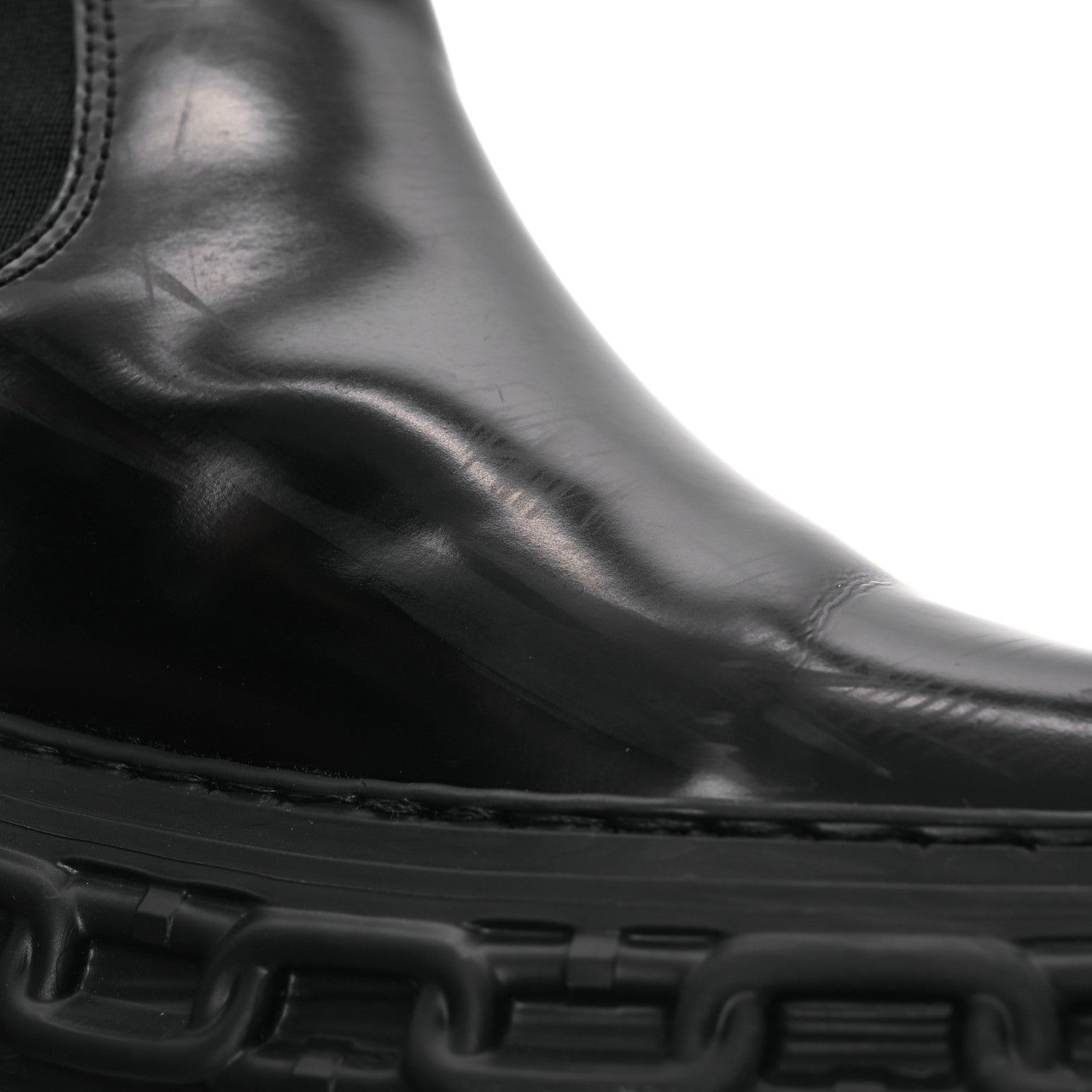 Louis Vuitton Calfskin Record Chelsea Boots 37 Black 10 of 13