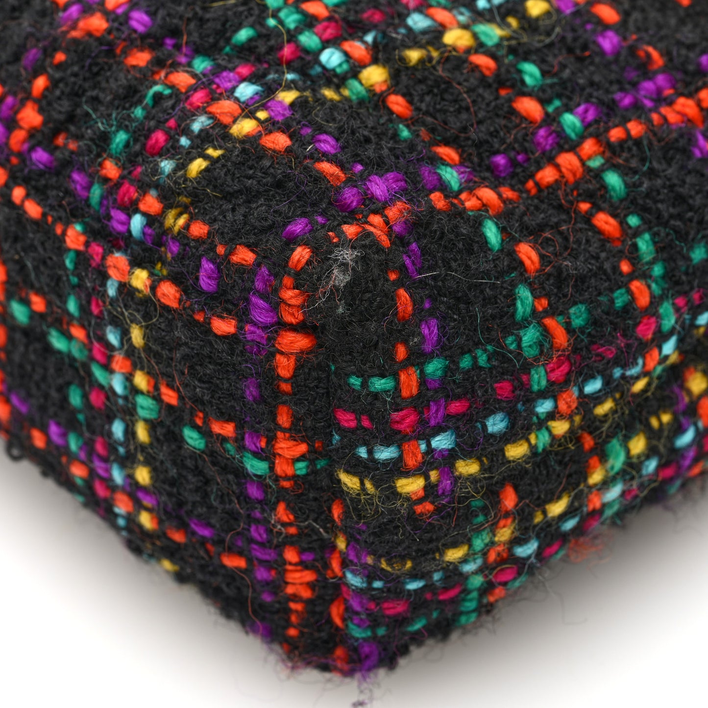 Tweed Toy Loulou Shoulder Bag Black
