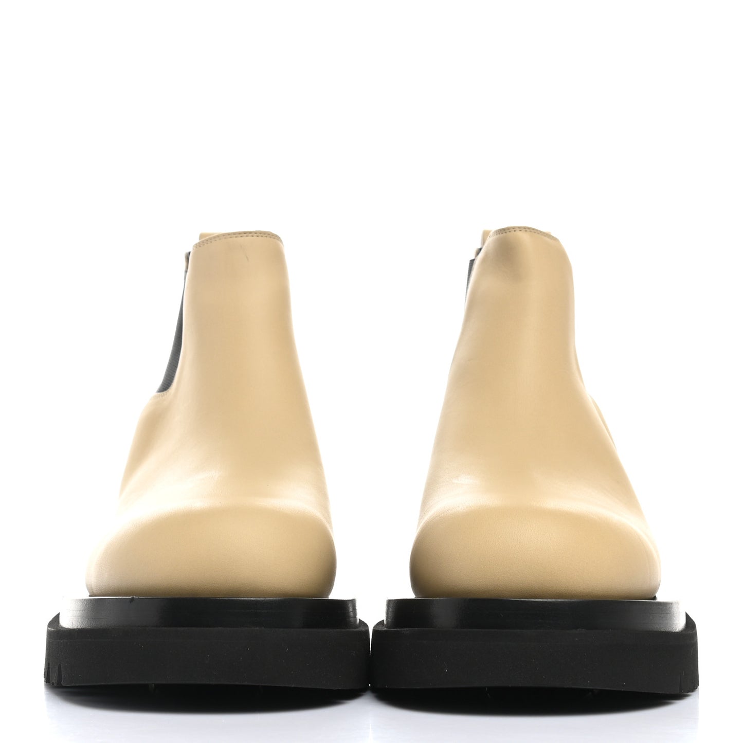 Calfskin The Lug Chelsea 55mm Cropped Boots 39 Cane Sugar