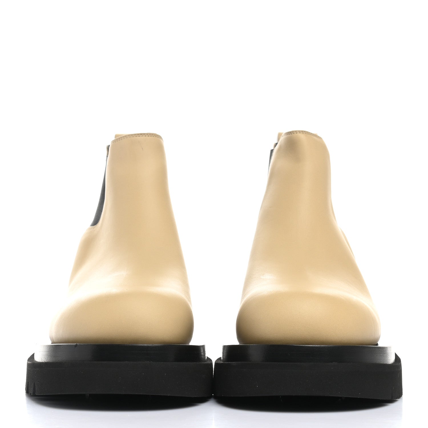 Bottega Veneta Calfskin The Lug Chelsea 55mm Cropped Boots 39 Cane Sugar 2 of 8