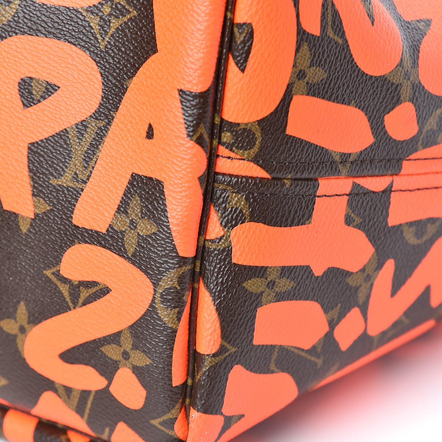 Monogram Graffiti Neverfull GM Orange