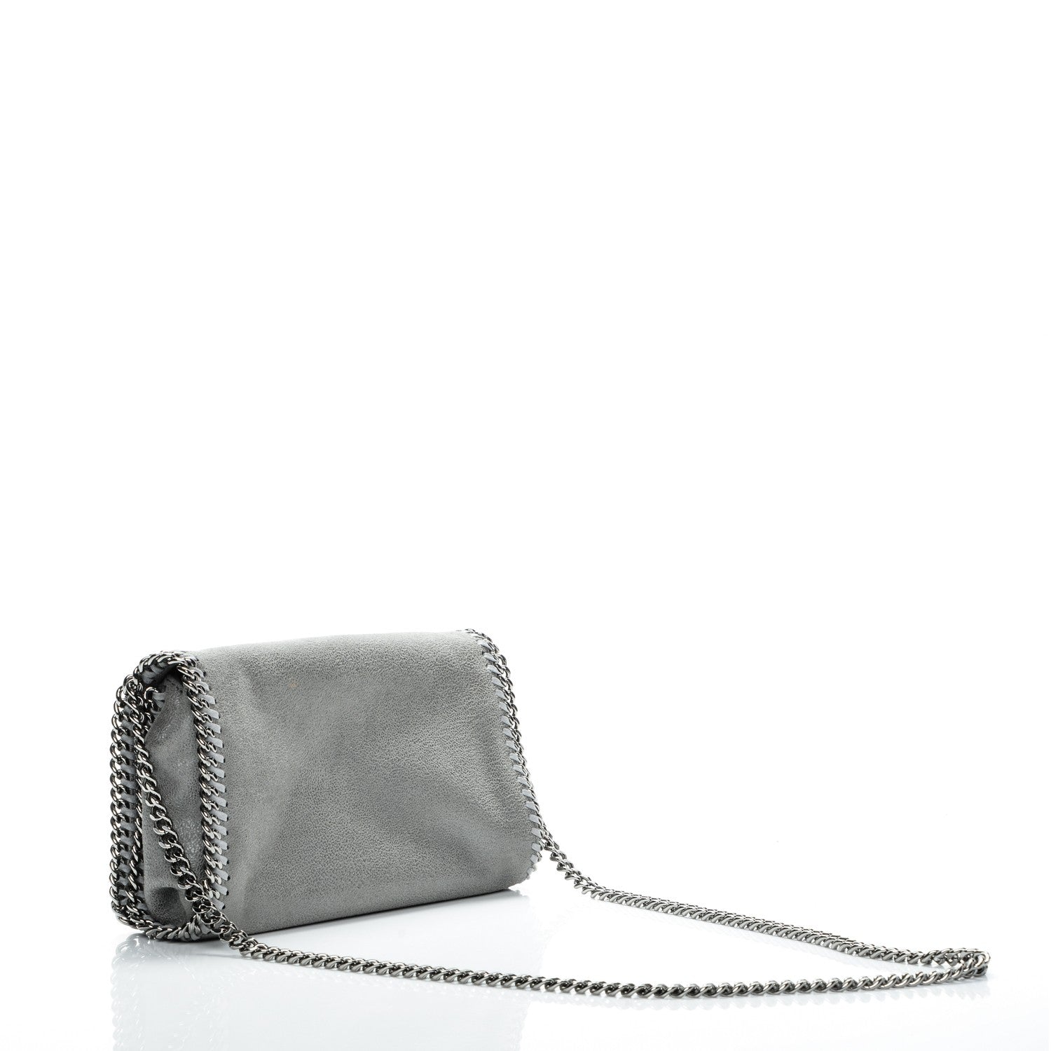 Stella McCartney Shaggy Deer Falabella Crossbody Bag Light Grey 3 of 7