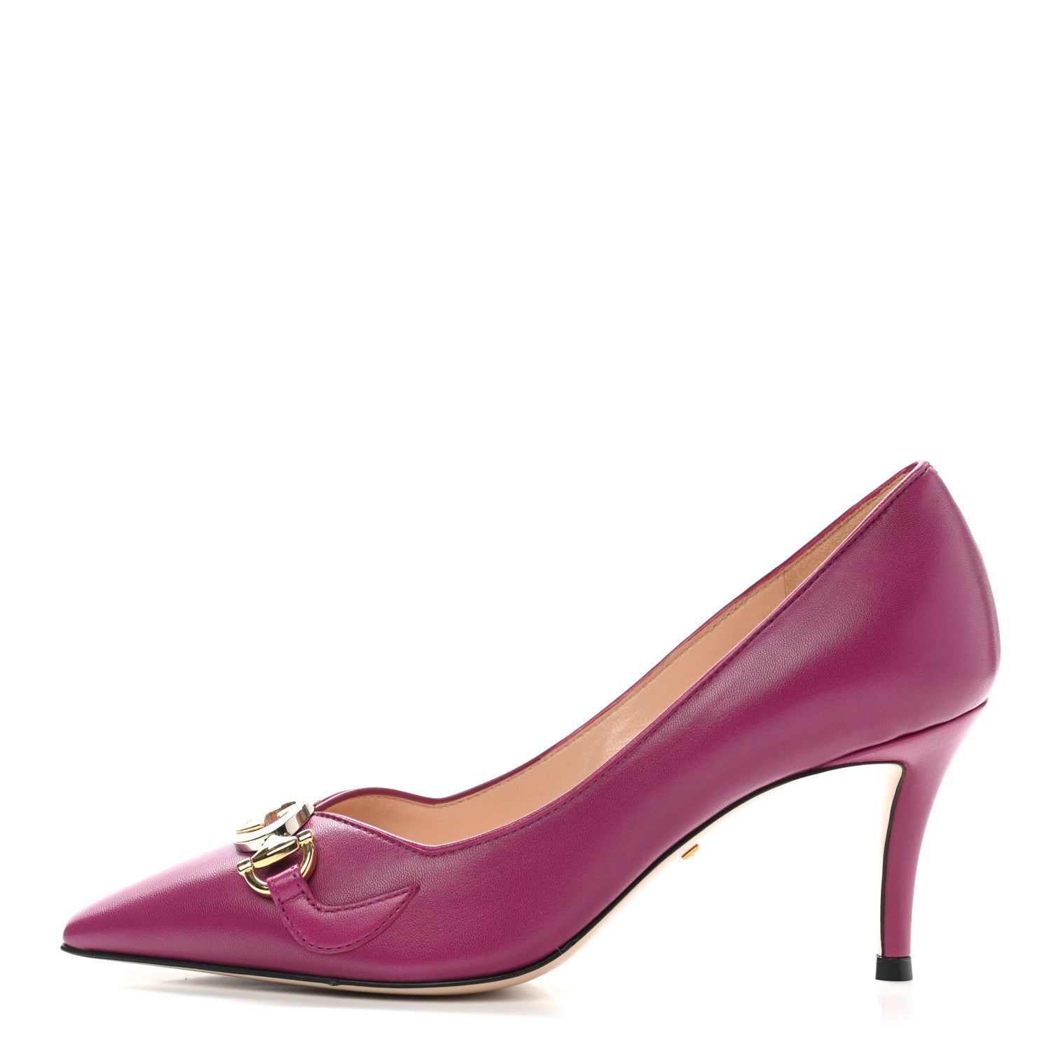 Gucci Malaga Kid Zumi 75mm Pumps 35 Fucsia 80 1 of 8