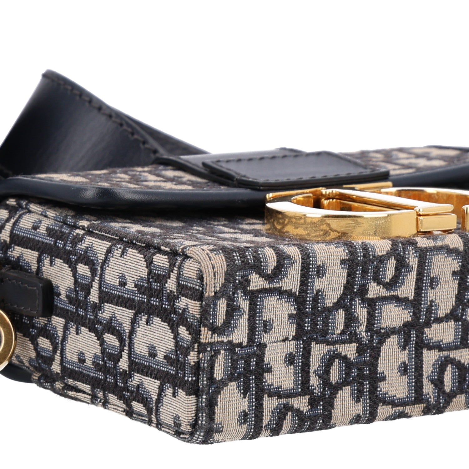 Christian Dior Oblique 30 Montaigne Box Bag Blue 8 of 9