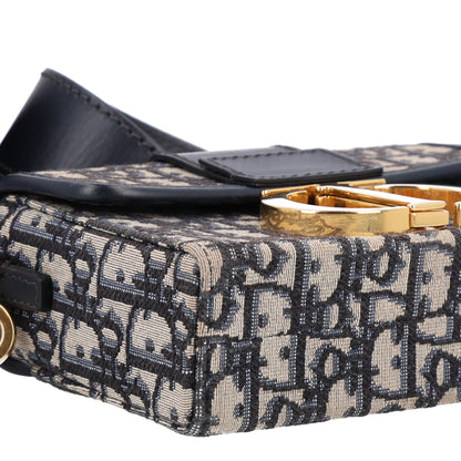Christian Dior Oblique 30 Montaigne Box Bag Blue 8 of 9