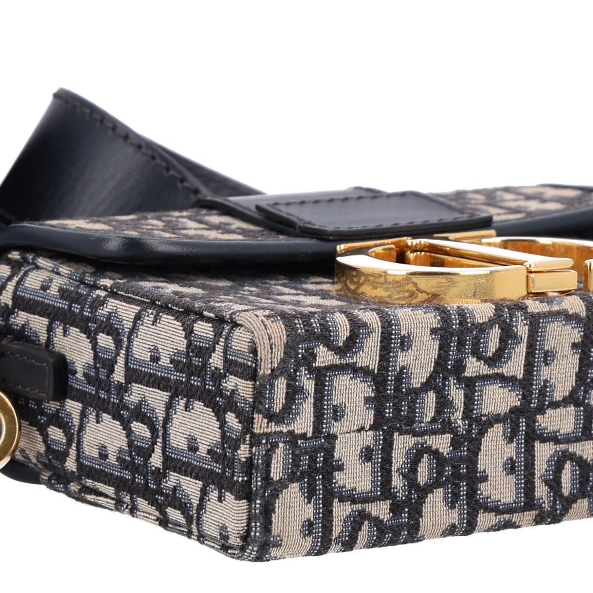 Christian Dior Oblique 30 Montaigne Box Bag Blue 15 of 18