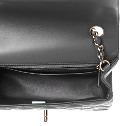 Chanel Lambskin Quilted Mini Rectangular Flap Dark Grey 5 of 9
