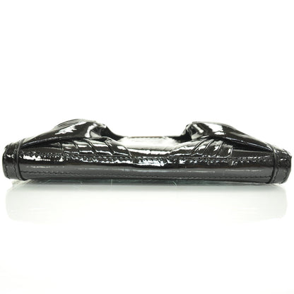 Burberry Patent Leather Knot Wallet Black 5 of 8