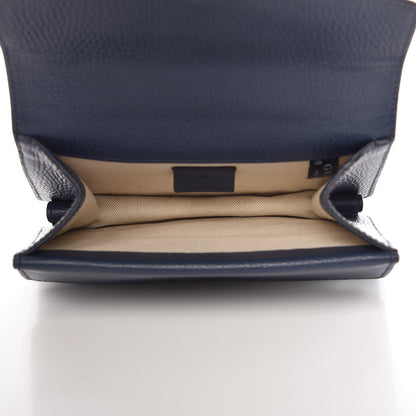 Gucci Dollar Calfskin Crystal Mini Dionysus Shoulder Bag Blue Agata Montana Sapphire 5 of 13