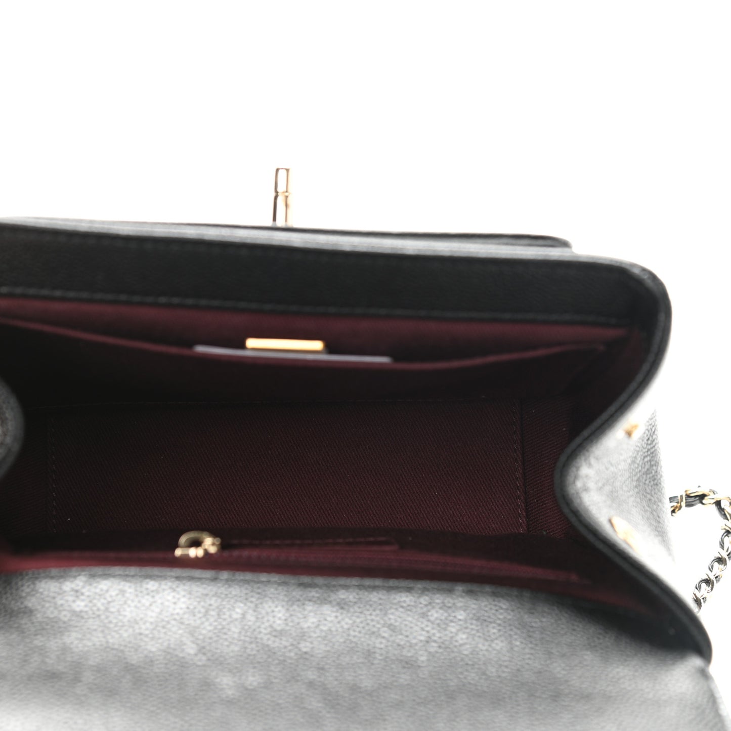 Caviar Quilted Small Business Affinity Flap Black