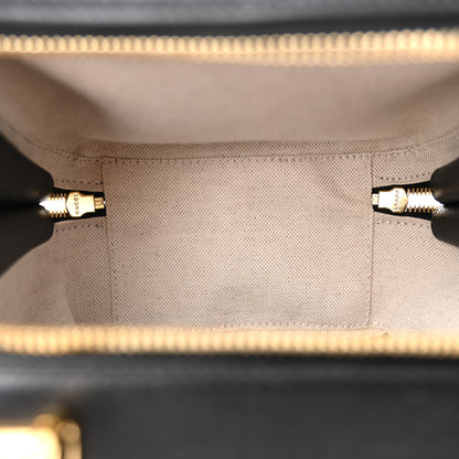 Gucci Sakai Be Green Calfskin Diagonal Stitched Blondie Top Handle Bag Black 5 of 11