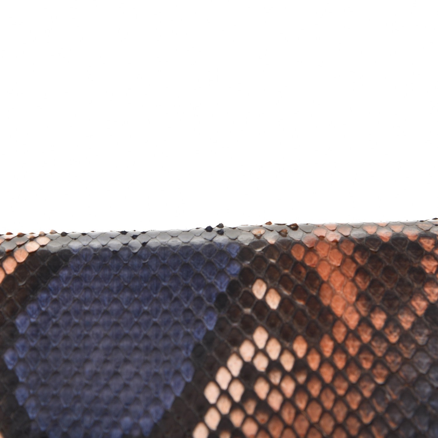 Gucci Python Soho Zip Around Wallet Blue Sienna 11 of 14