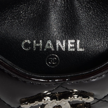 Chanel Patent Quilted Brilliant iPhone 4 Case Black 6 of 8