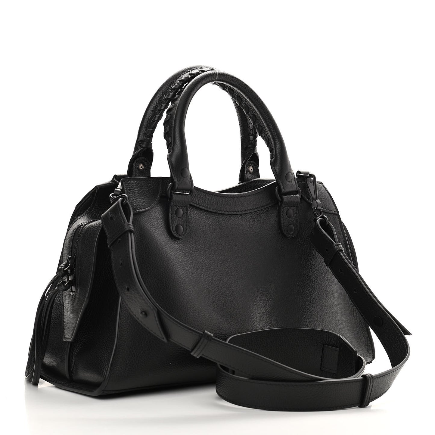 Grained Calfskin Neo Classic Black Hardware S City Black