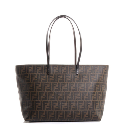 Fendi Zucca Spalmati Small Roll Tote Tobacco Moro 1 of 9