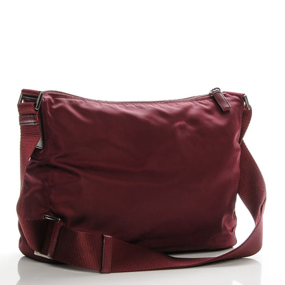 Prada Nylon Vela Flat Messenger Bag Ametista 3 of 7