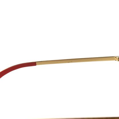 Louis Vuitton Aviator Sunglasses Z0905U Gold 5 of 8