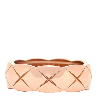 Chanel 18K Yellow Gold Diamond Small Coco Crush Ring 56 7.5 3 of 5