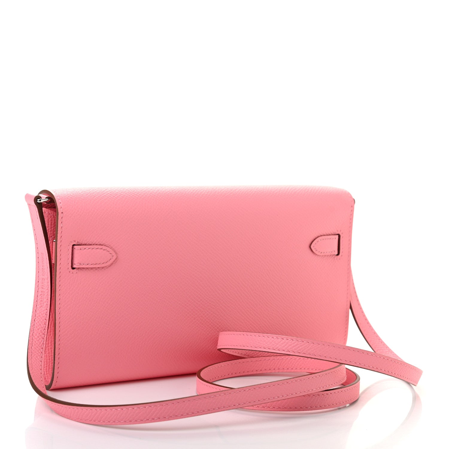 Hermes Epsom Kelly Wallet To Go Rose Confetti 3 of 8