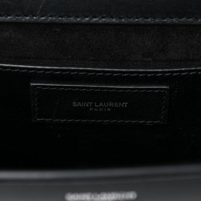 Saint Laurent Calfskin Studded Medium Betty Black 6 of 18