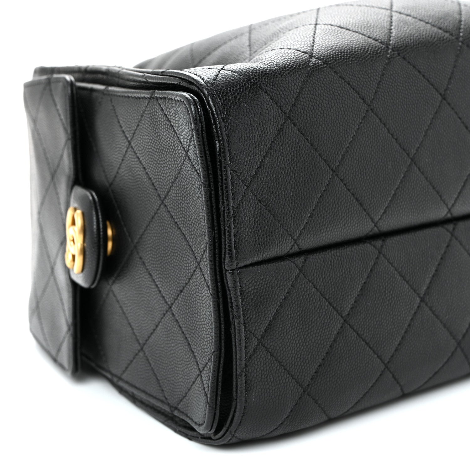 Chanel Caviar Quilted Small Chanel 25 Handbag Black 9 of 10