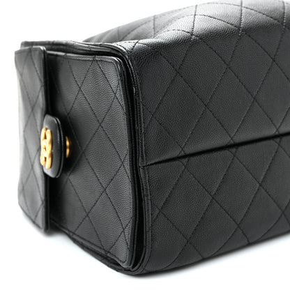 Chanel Caviar Quilted Small Chanel 25 Handbag Black 9 of 10